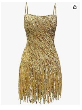 Sparkly Sequin Homecoming, Party, Dance, Cocktail Dress Sz 6